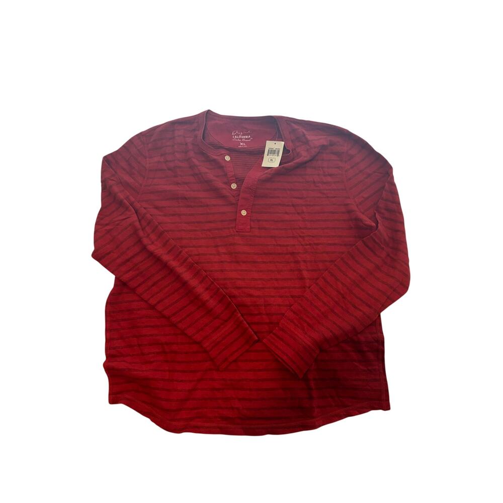 Lucky Brand Henley size extra large color red